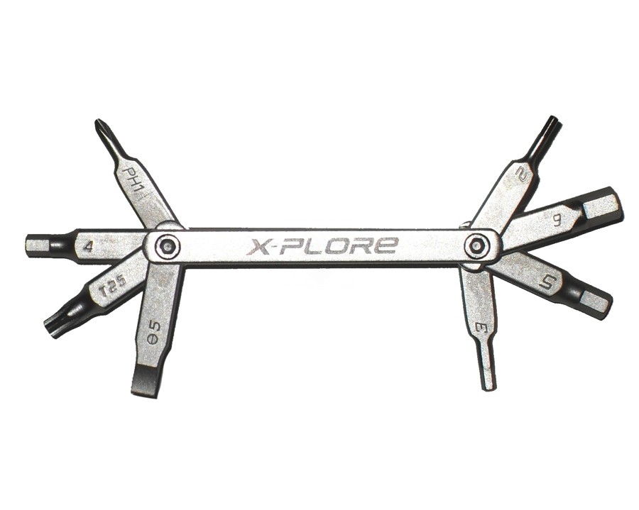 Canivete kit ferramenta para bicicleta da marca X-PLORE modelo FF-01